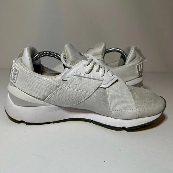 Puma Womens Shoes Muse ICE 366777 01 White Runnin Sneakers Size 7.5 (277 Box 31) - Picture 4 of 9